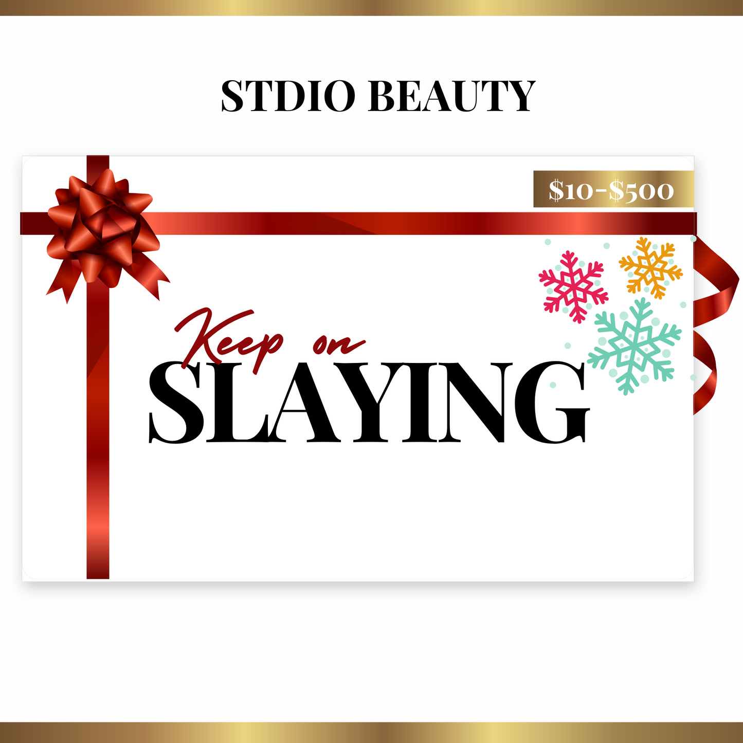STDIO BEAUTY Gift Card.