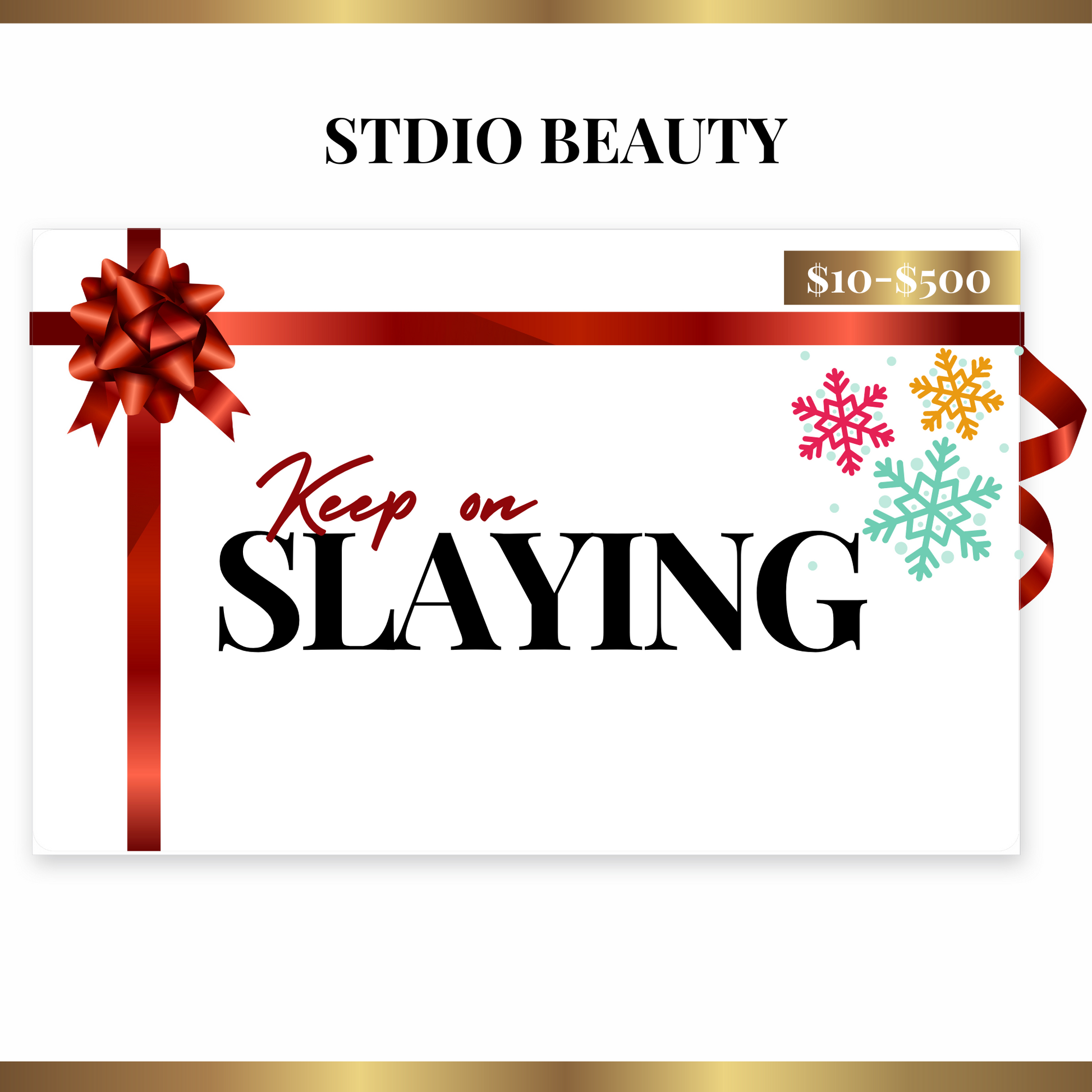 STDIO BEAUTY Gift Card.