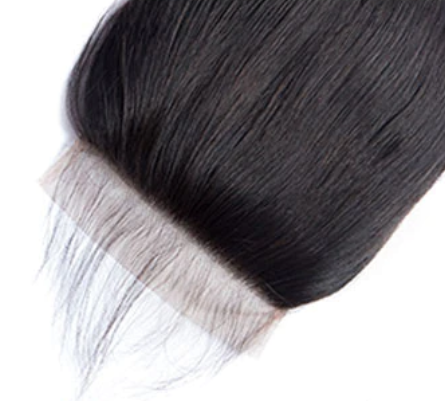 Raw Straight 5x5 Lace Closure.