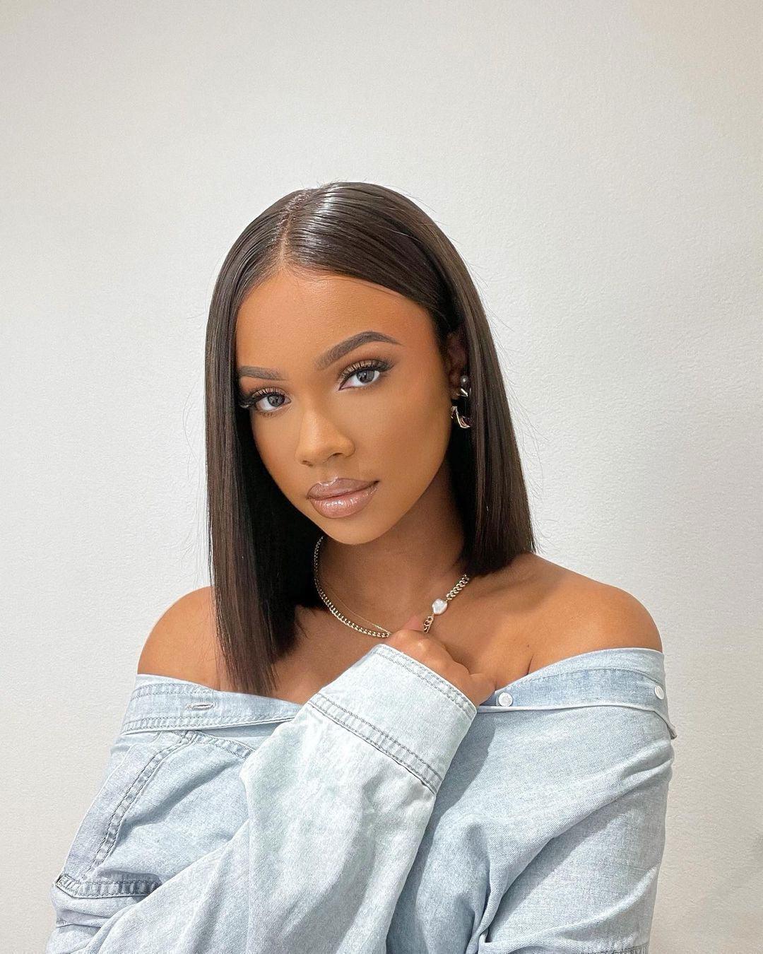 Silky Straight Clip-in Hair Extensions.