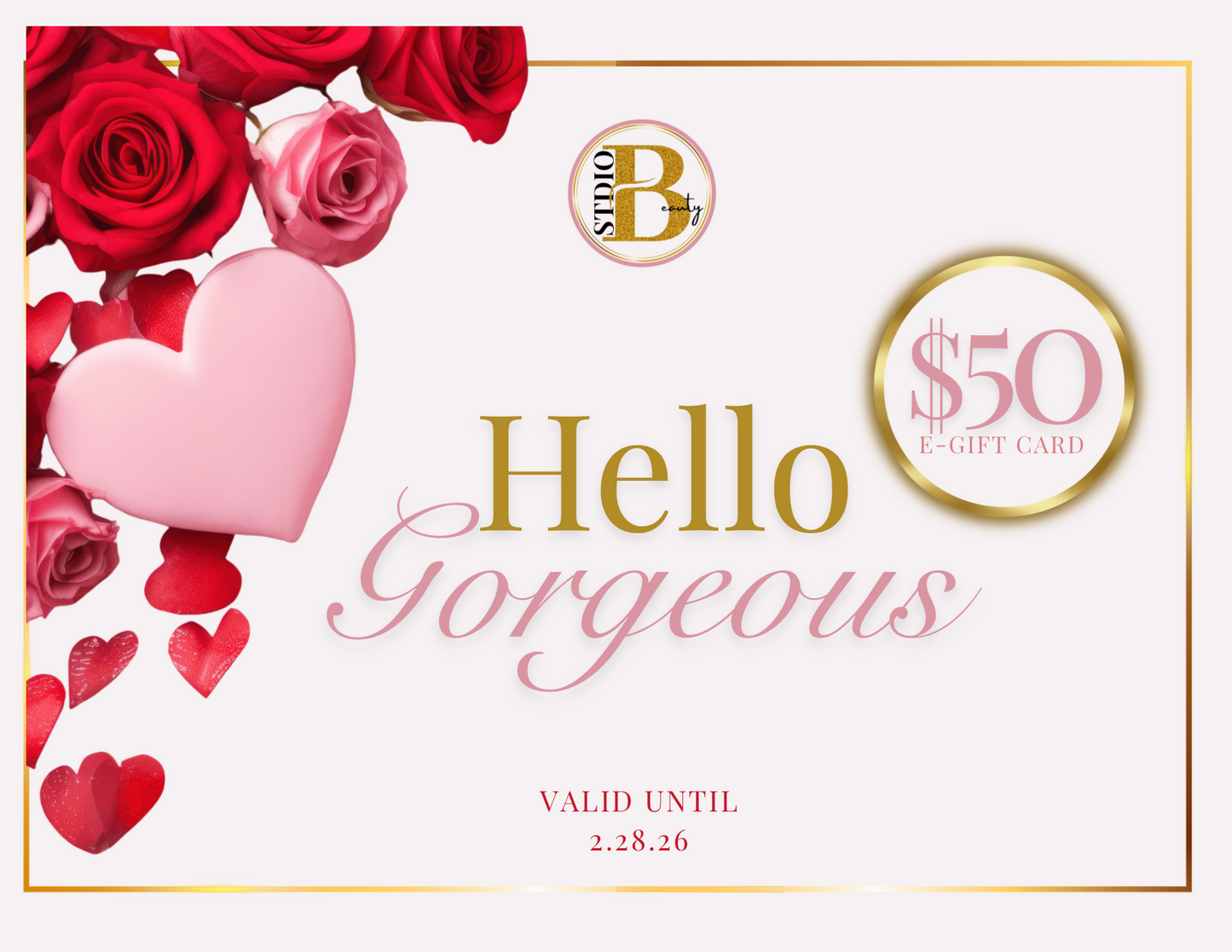 STDIO BEAUTY Gift Card