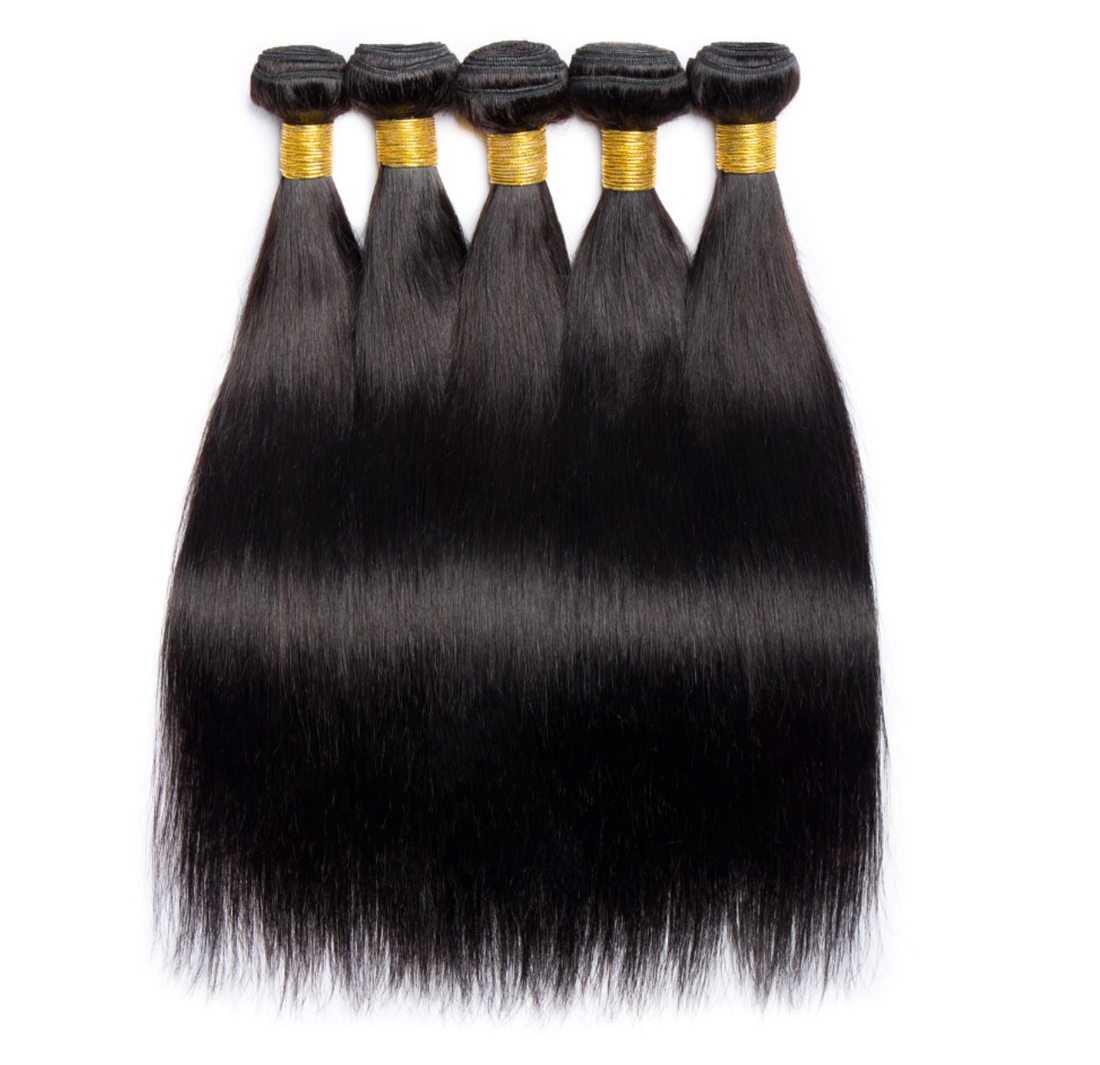Raw Bone Straight Hair Bundle.